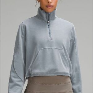 Lululemon brushed softstreme half zip.